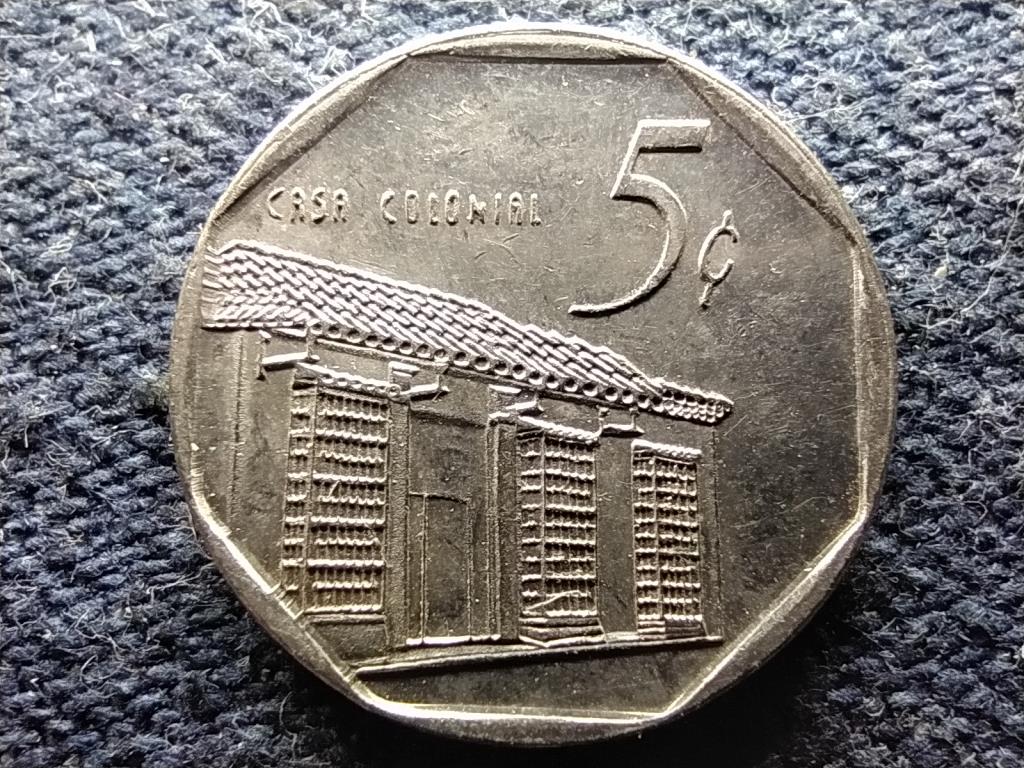 Kuba gyarmati ház 5 centavo 2000 