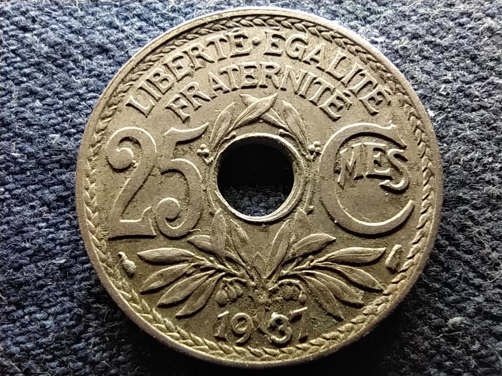 Franciaország Harmadik Köztársaság 25 Centimes 1937 