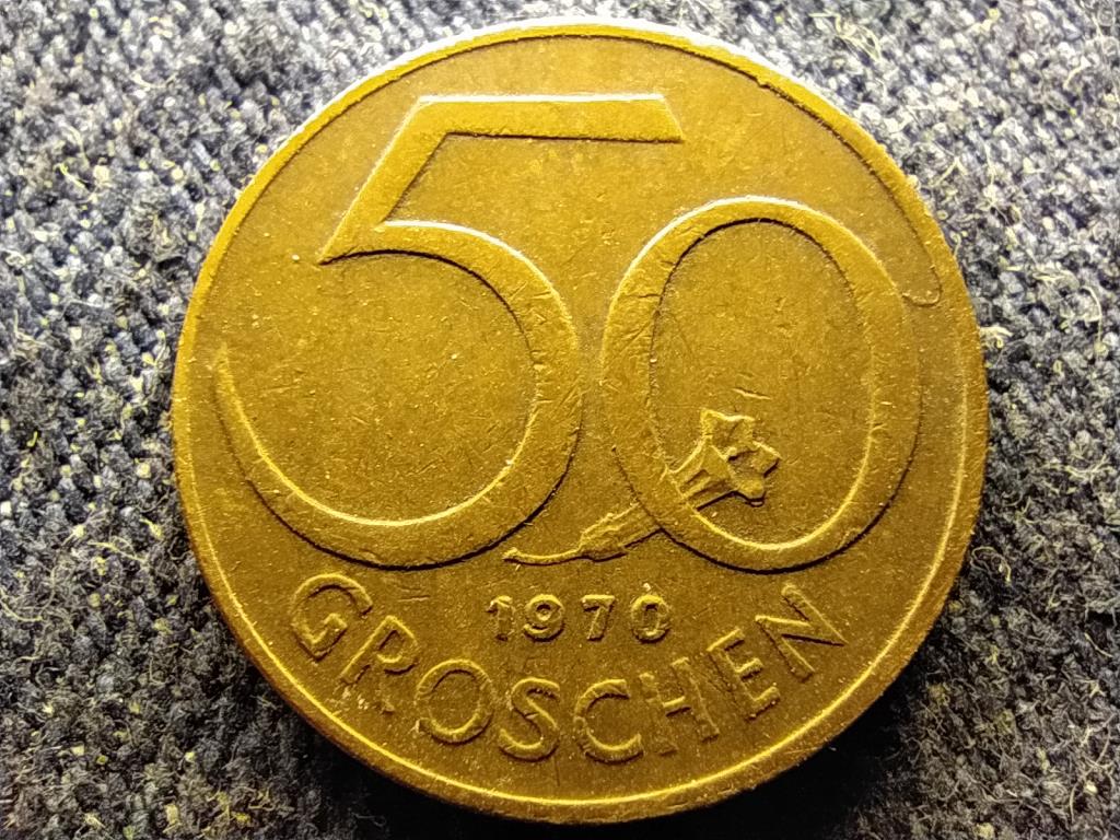 Ausztria 50 Groschen 1970 
