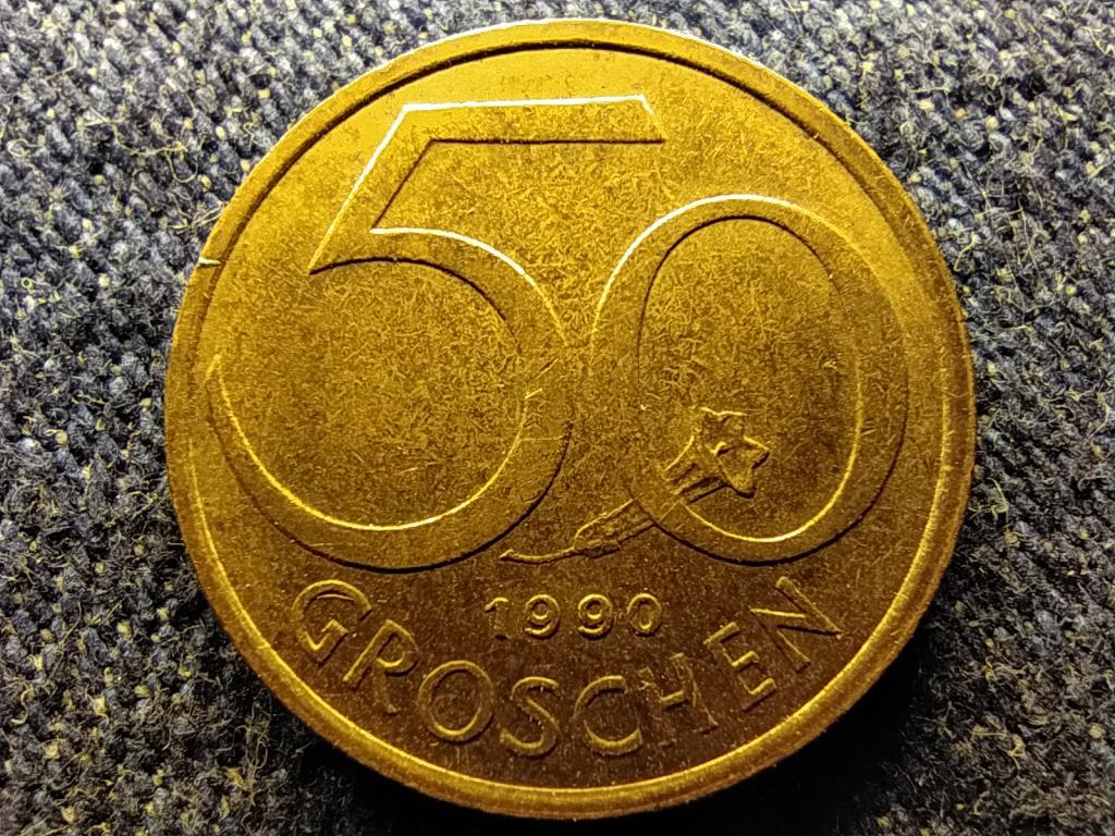Ausztria 50 Groschen 1990 