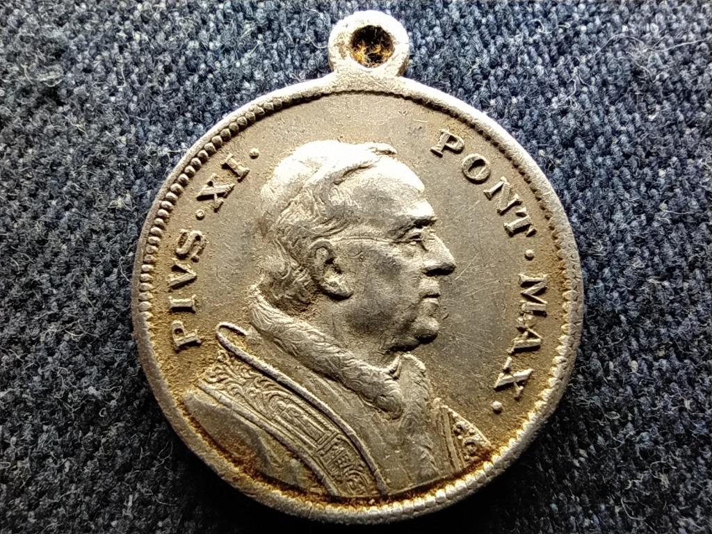 XI. Piusz pápa medál 1925 2,2g 26mm