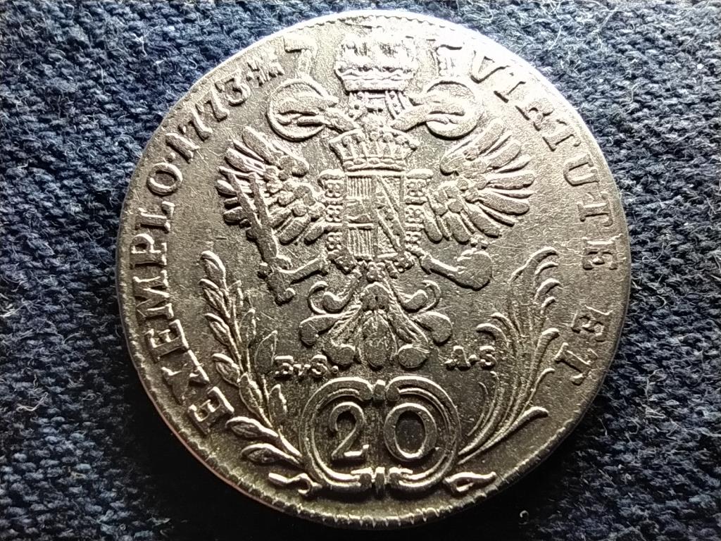 Ausztria II. József (1780-1790) .583 ezüst 20 Krajcár 1773 C