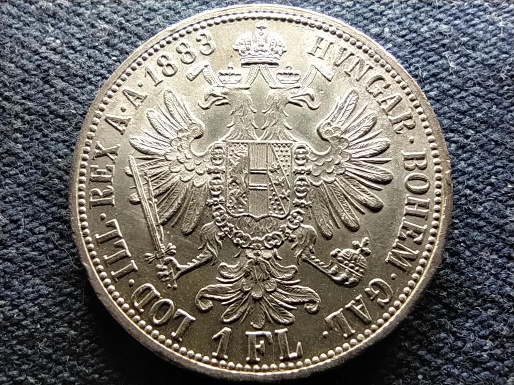Ausztria Ferenc József .900 ezüst 1 Florin 1883