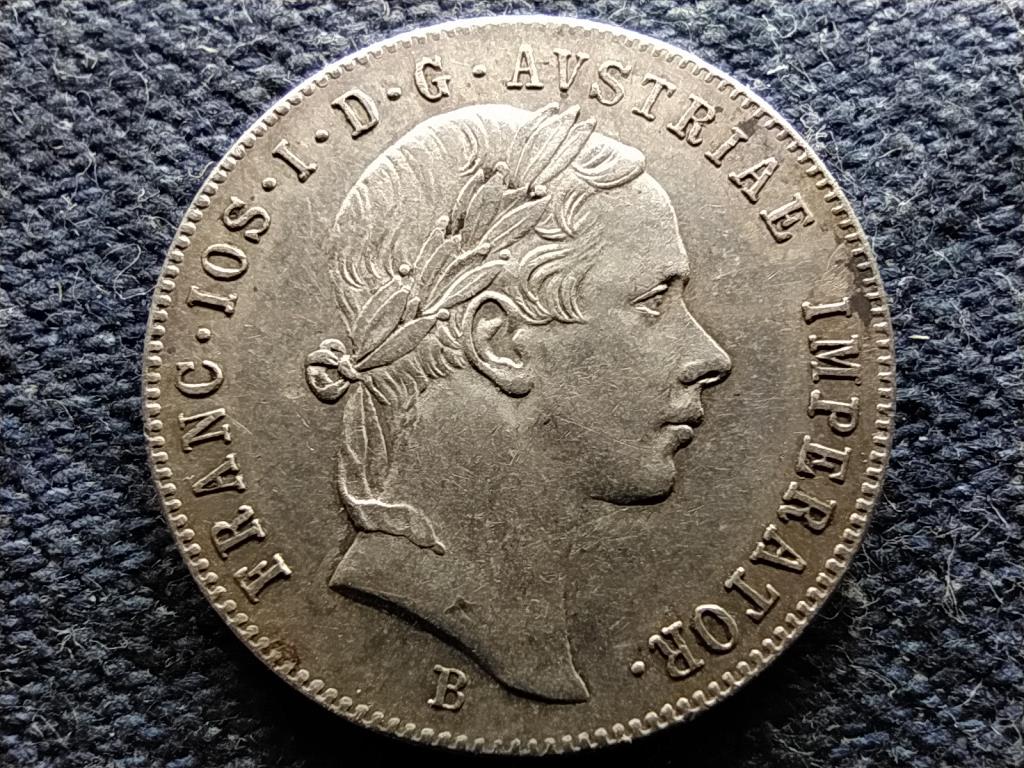 Ausztria Ferenc József .900 ezüst 20 Krajcár 1856 B