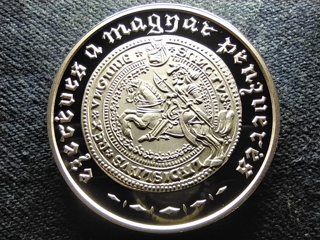 Ezeréves a magyar pénzverés .925 ezüst 3000 Forint 2001 BP PP