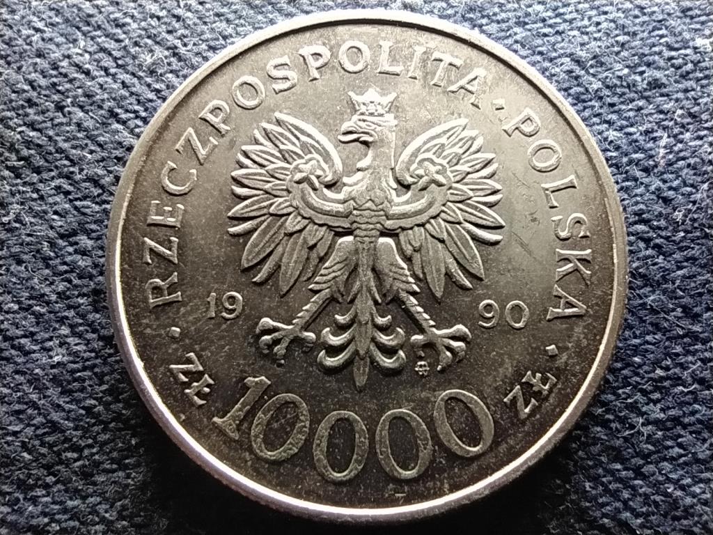 Lengyelország Szolidaritás szimbóluma 10000 Zloty 1990 MW