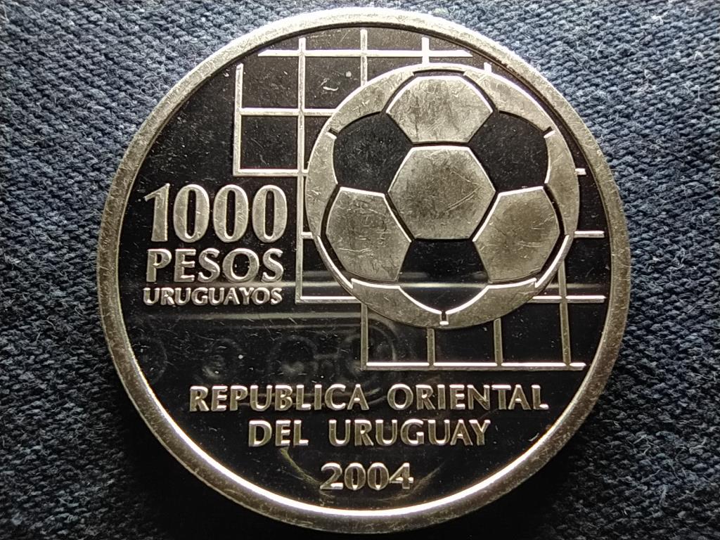 Uruguay FIFA centenárium .900 Ezüst 1000 Pezó 2004 PP
