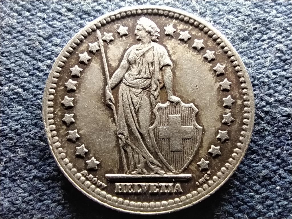 Svájc .835 ezüst 1 Frank 1928 B