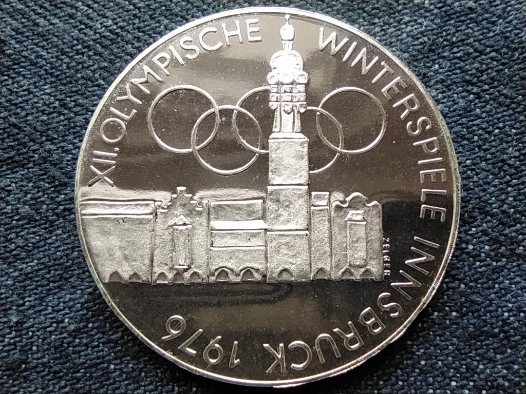 Ausztria XII. Innsbrucki téli Olimpiai játékok .640 ezüst 100 Schilling 1975 PP