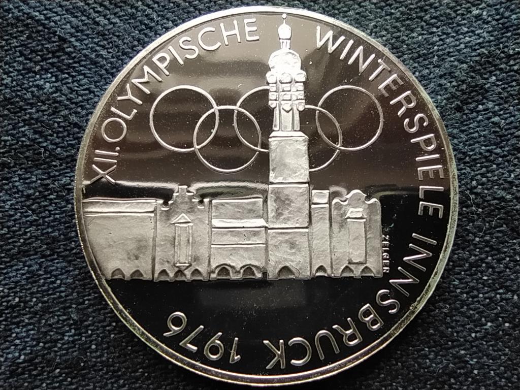 Ausztria XII. Innsbrucki téli Olimpiai játékok .640 Ezüst 100 Schilling 1975 PP