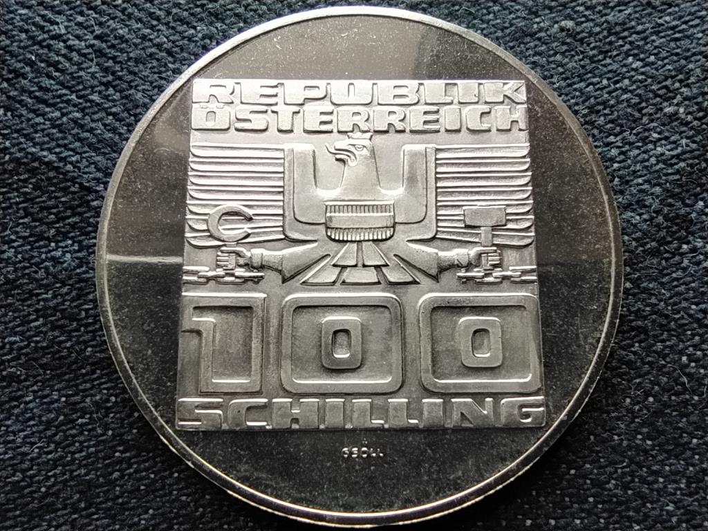 Ausztria 1100 éves Villach .640 ezüst 100 Schilling 1978 PP