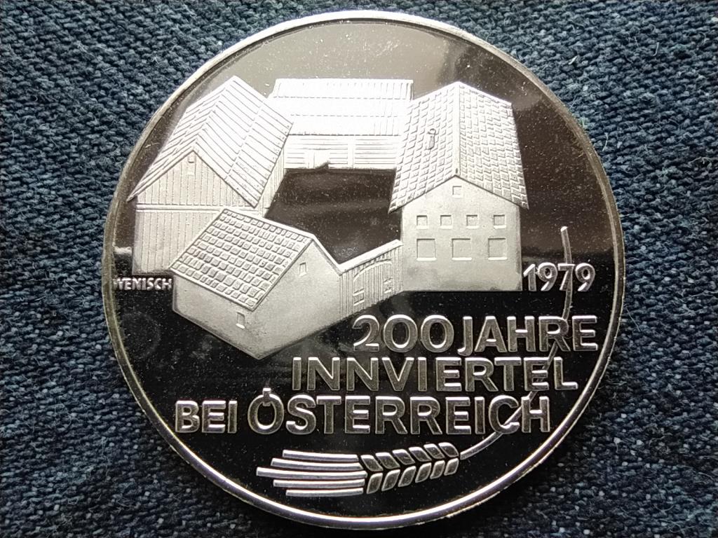Ausztria 200 éves az Innviertel .640 ezüst 100 Schilling 1979 PP