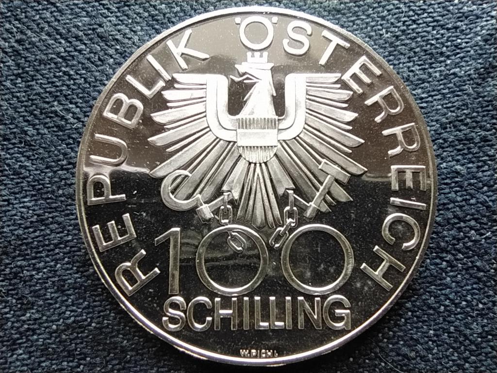 Ausztria 700 éves a Neustadt-székesegyház .640 ezüst 100 Schilling 1979 PP
