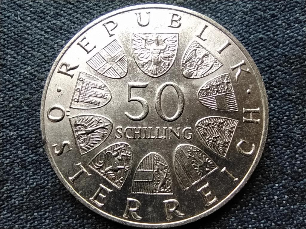 Ausztria A Kék Duna-keringő 100. évfordulója .900 ezüst 50 Schilling 1967
