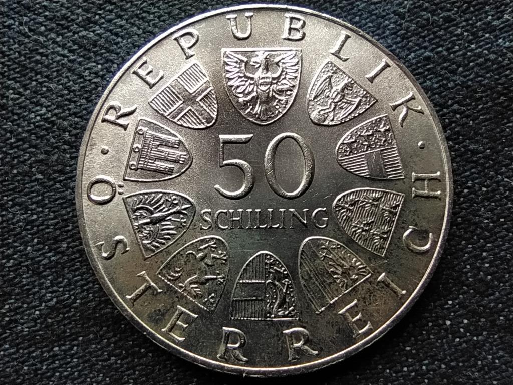 Ausztria 1200 éves a Salzburgi Dóm .640 ezüst 50 Schilling 1974