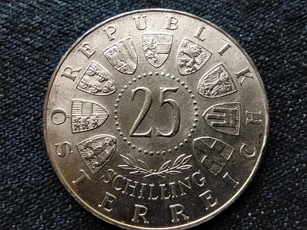 Ausztria Anton Bruckner .800 ezüst 25 Schilling 1962