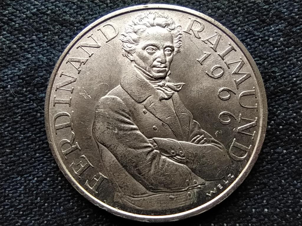 Ausztria Ferdinand Raimund halálának 130. évfordulója .800 ezüst 25 Schilling 1966