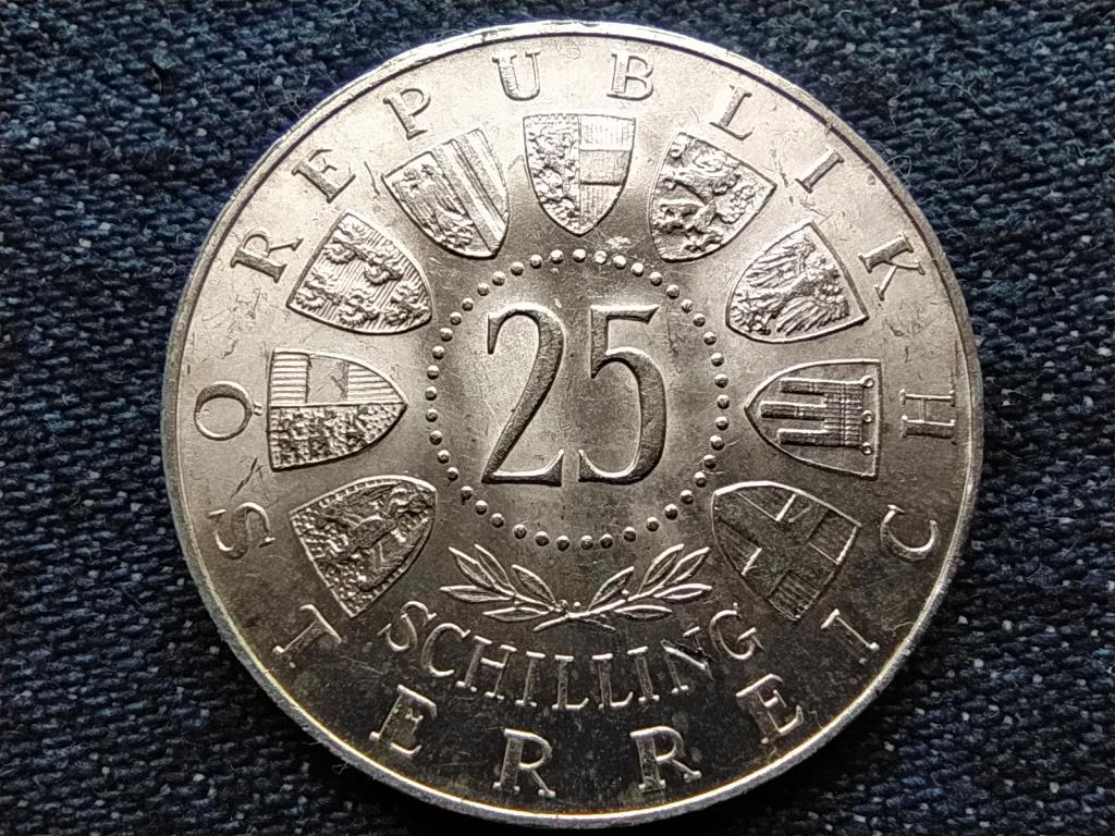 Ausztria 300 éve született Eugen herceg .800 ezüst 25 Schilling 1963