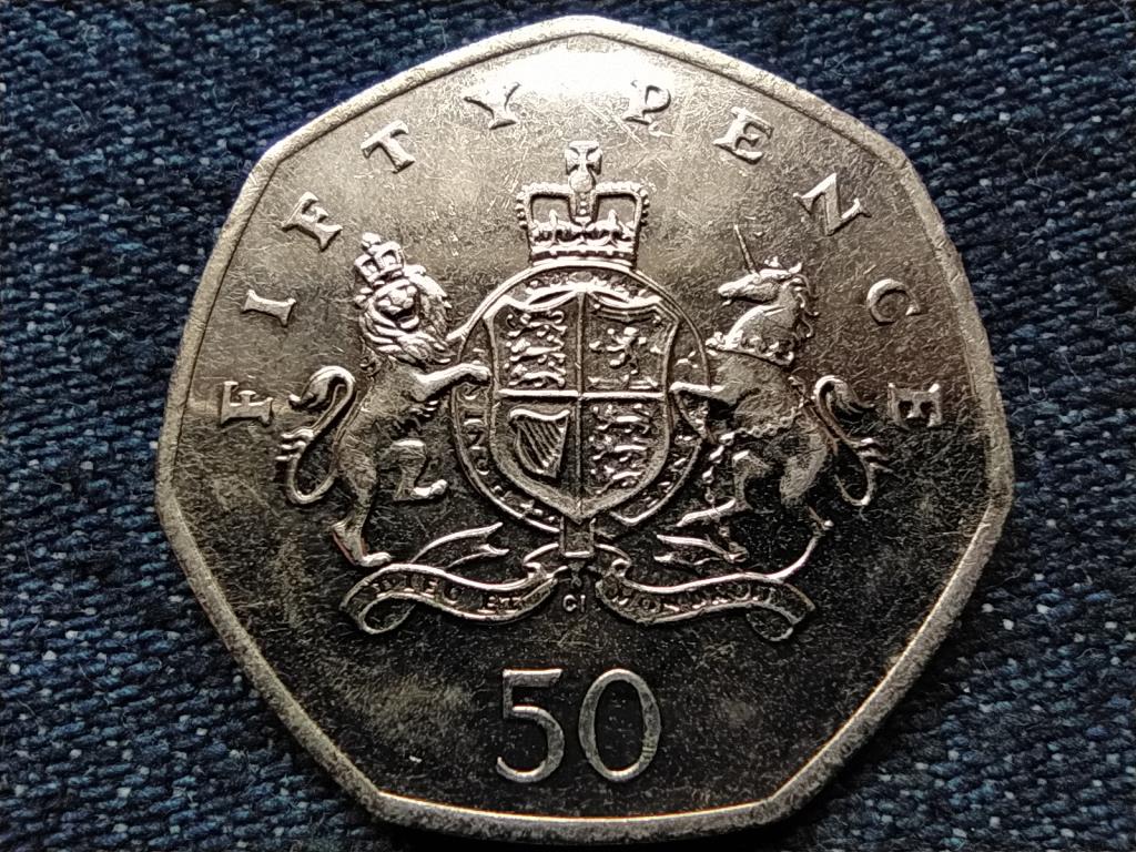Anglia II. Erzsébet (1952-) 50 Penny 2013