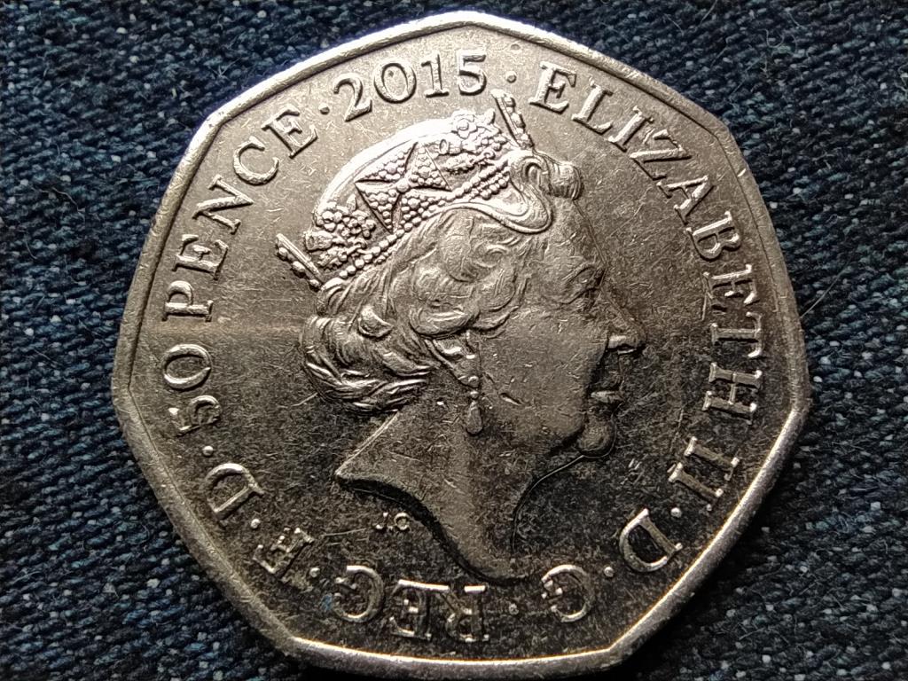 Anglia Nagy-Britannia csata 50 Penny 2015 BU