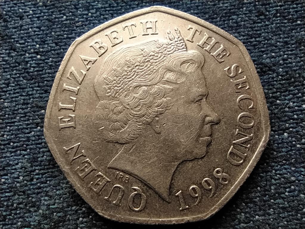Jersey II. Erzsébet Grosnez kastély 50 penny 1998