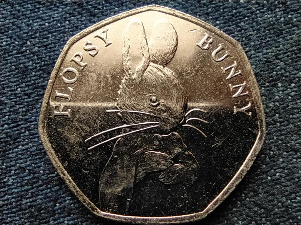 Anglia Flopsy nyúl 50 Penny 2018