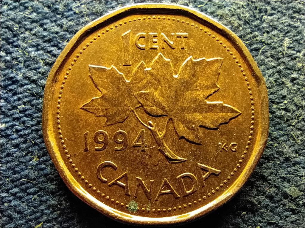 Kanada II. Erzsébet 1 Cent 1994