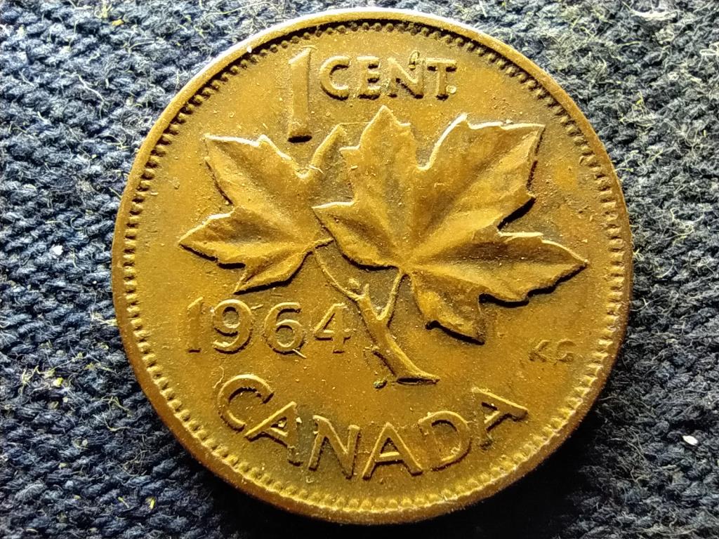 Kanada II. Erzsébet 1 Cent 1964