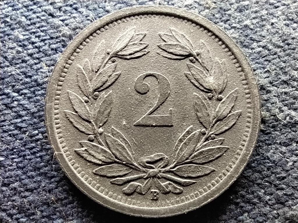 Svájc 2 Rappen 1944 B