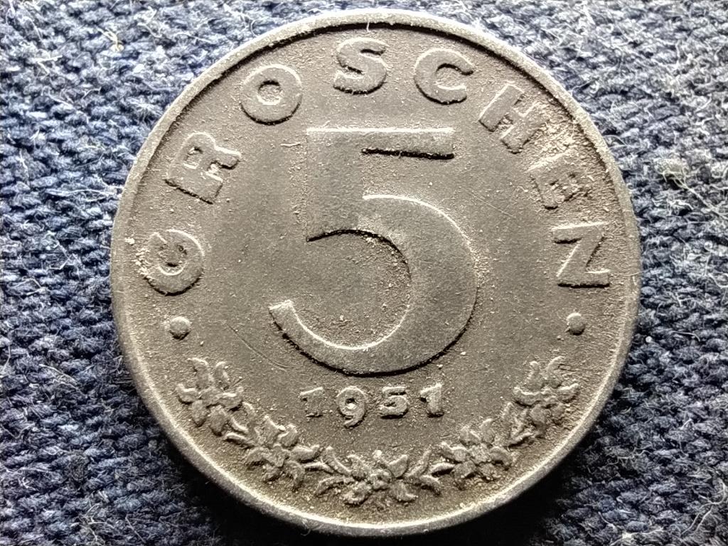 Ausztria 5 Groschen 1951