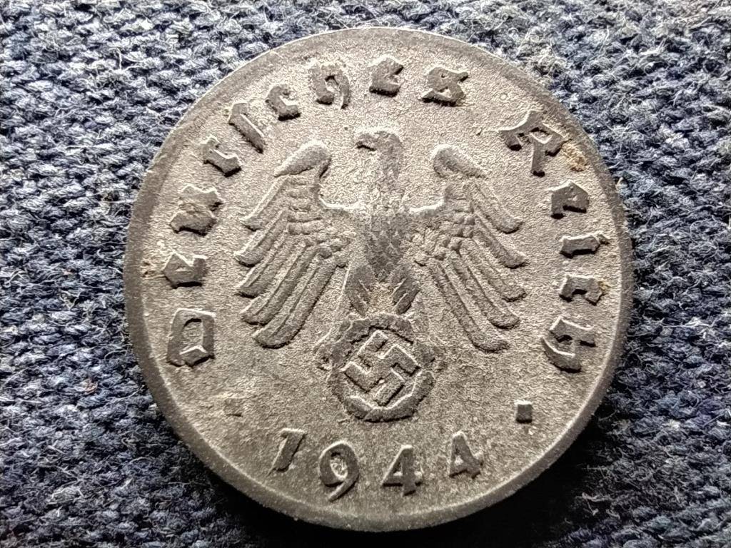 Németország Horogkeresztes 1 birodalmi pfennig 1944 D