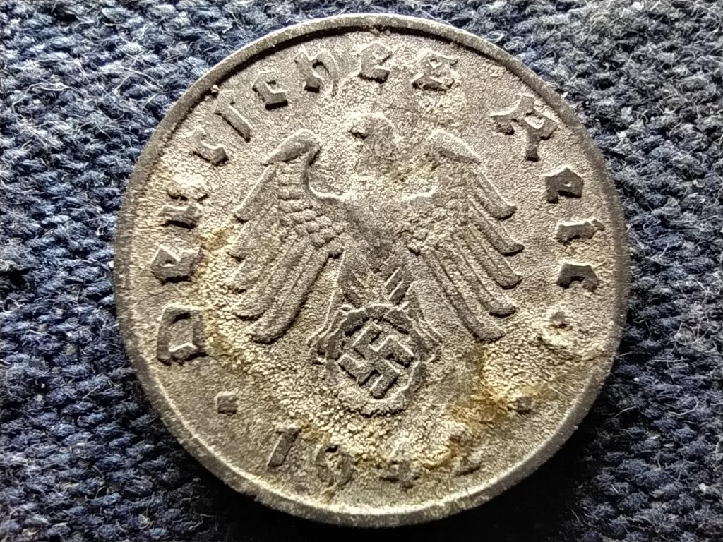 Németország Horogkeresztes 1 birodalmi pfennig 1942 A