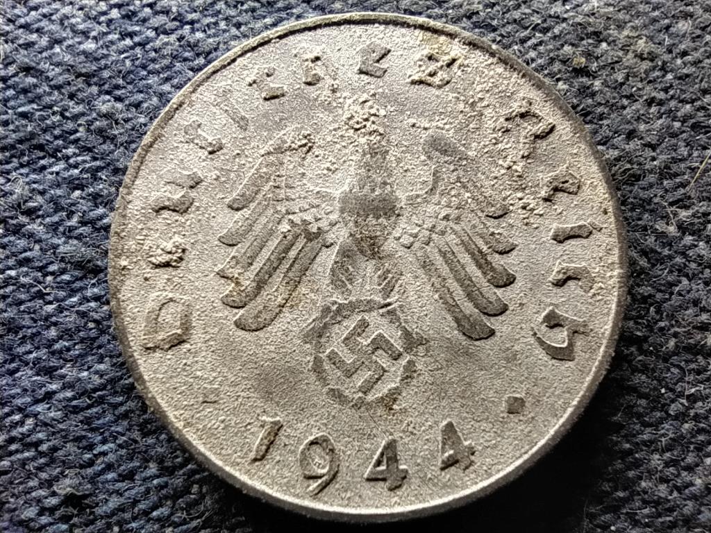 Németország Horogkeresztes 10 birodalmi pfennig 1944 A