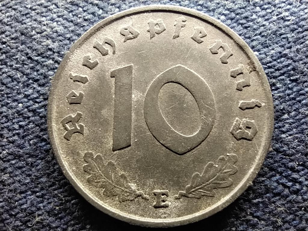Németország Horogkeresztes 10 birodalmi pfennig 1942 E