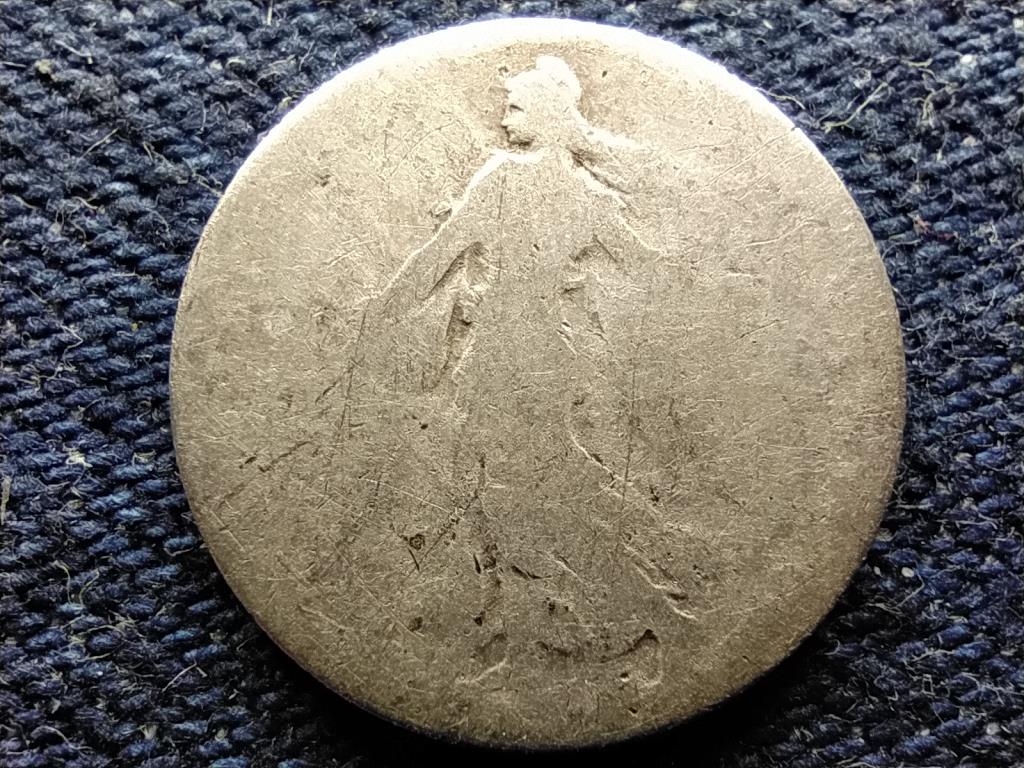 Franciaország Harmadik Köztársaság .835 ezüst 50 Centimes 1899