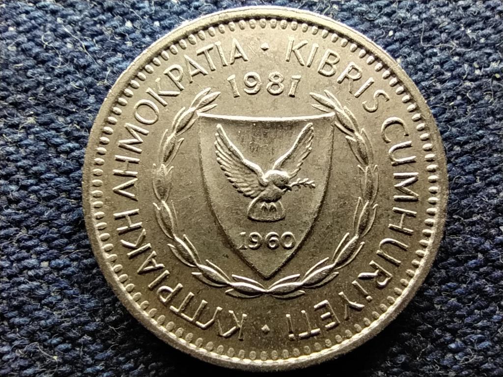 Ciprus Köztársaság (1960-0) 25 Mil 1981