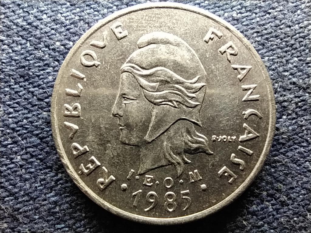 Francia Polinézia 10 frank 1985