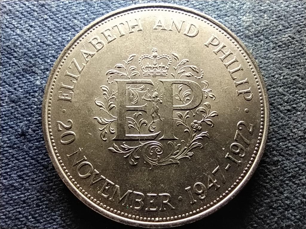 Anglia 25 éves házassági évforduló II. Erzsébet és Fülöp 25 Új Penny 1972