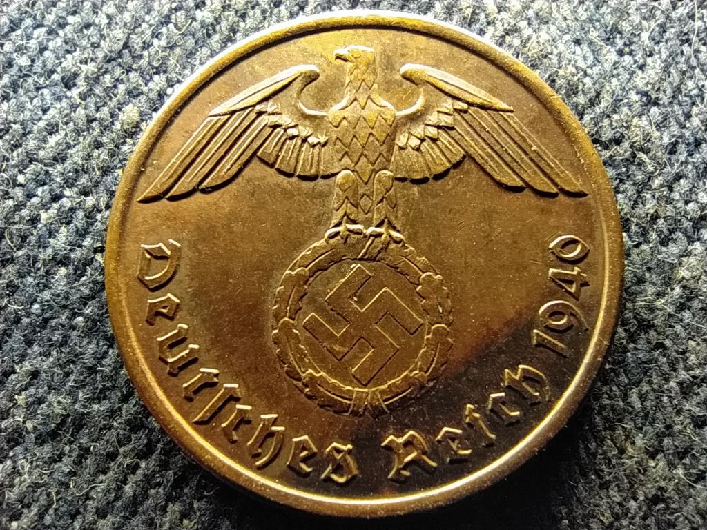 Németország Horogkeresztes 2 birodalmi pfennig 1940 A