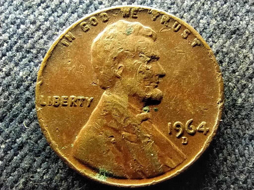 USA Lincoln Emlékmű 1 Cent 1964 D