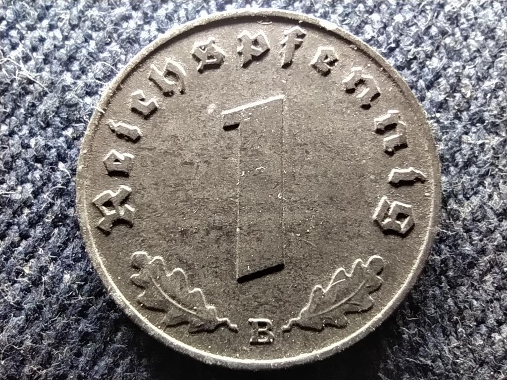 Németország Horogkeresztes 1 birodalmi pfennig 1944 B