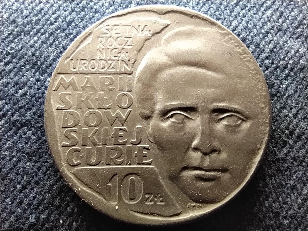 Lengyelország Marie Skłodowska-Curie 10 Zloty 1967 MW