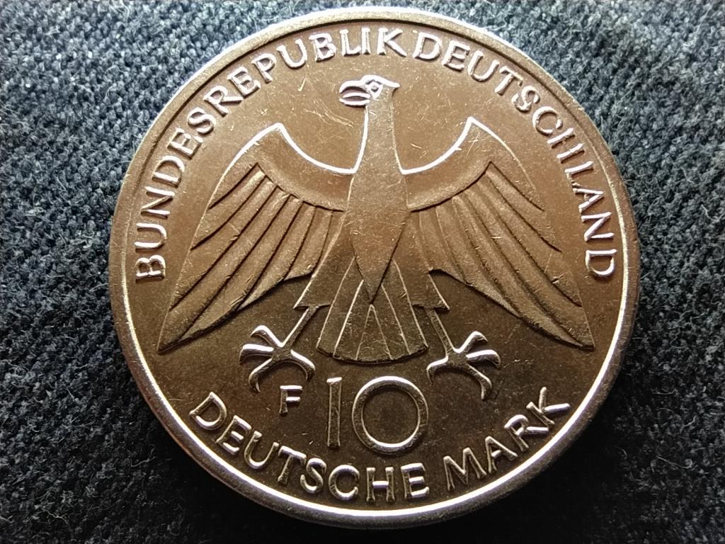 Németország 1972-es müncheni olimpiai játékok szalag .625 ezüst 10 Márka 1972 F PP