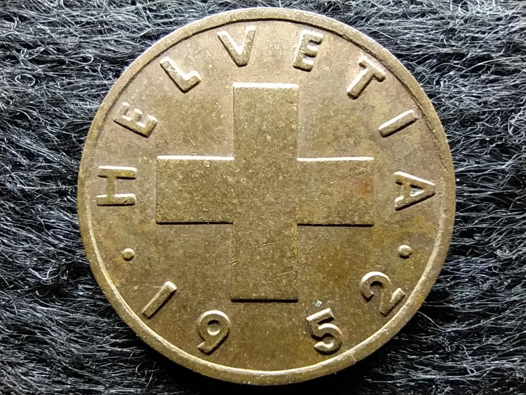 Svájc 1 Rappen 1952 B