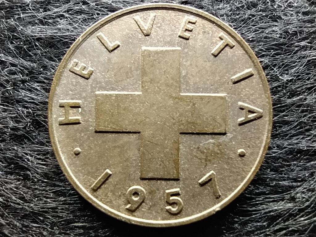 Svájc 1 Rappen 1957 B
