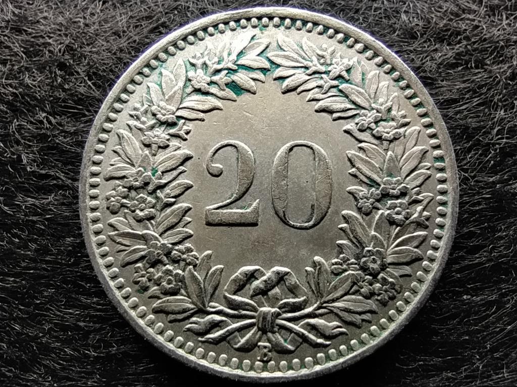 Svájc 20 Rappen 1951 B