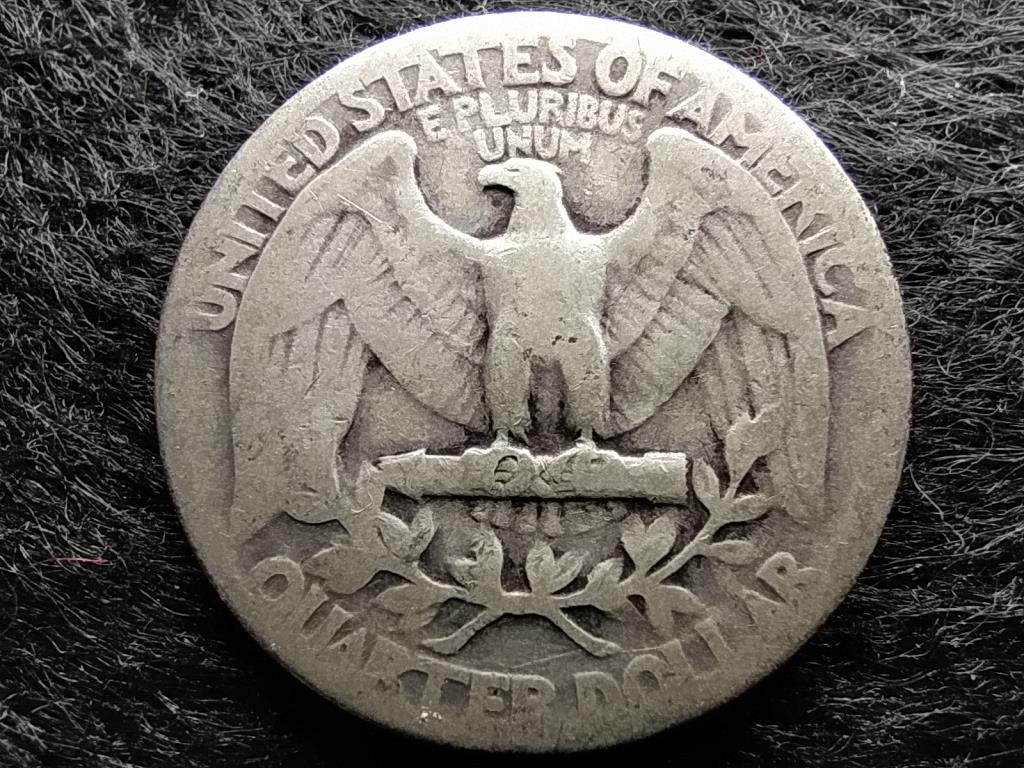 USA Washington silver quarter dollar .900 ezüst 0.25 Dollár 1940