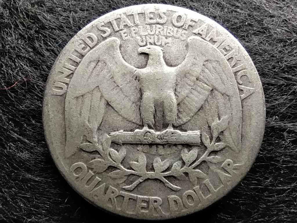 USA Washington silver quarter dollar .900 ezüst 0.25 Dollár 1946