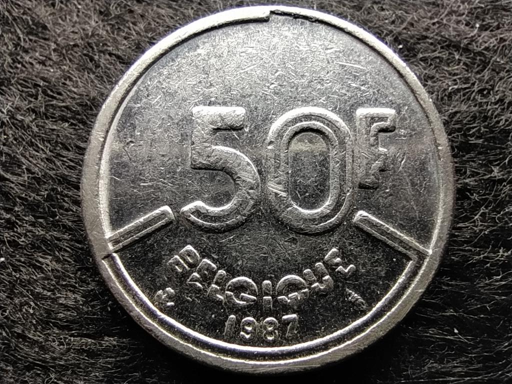 Belgium I. Baldvin (1951-1993) 50 frank (francia szöveg) 1987