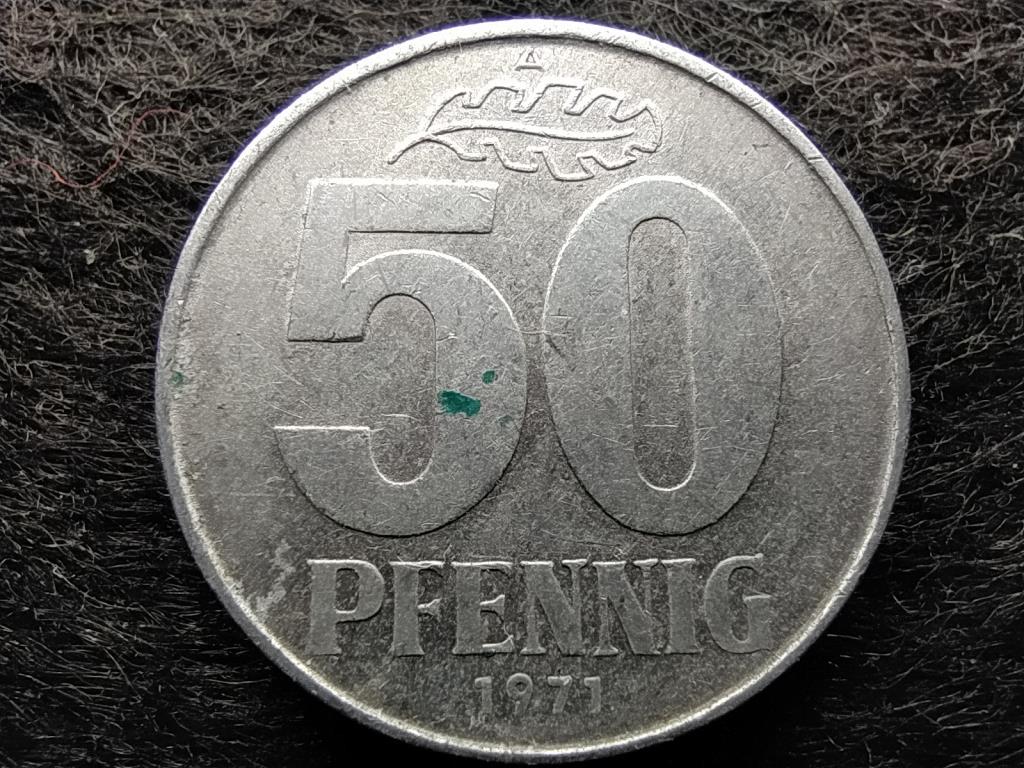 Németország NDK (1949-1990) 50 Pfennig 1971 A